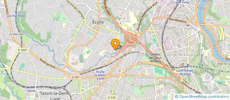 localisation de l'entreprise SCI TERRA COGNITA  ECULLY