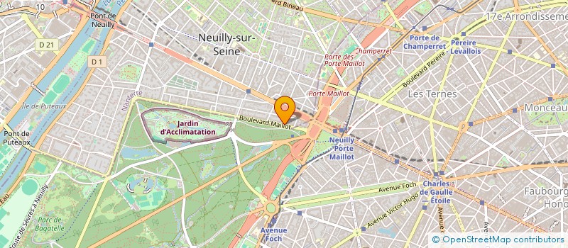 localisation de l'entreprise SCI TERRA COTTA à NEUILLY-SUR-SEINE