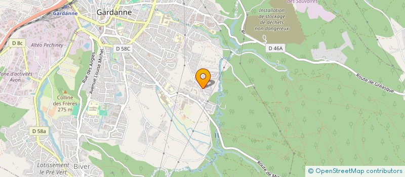 localisation de l'entreprise SCI TERRA D'AUROLINO à GARDANNE