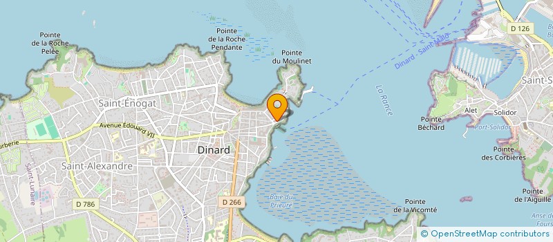 localisation de l'entreprise SCI TERRA INCOGNITA  DINARD