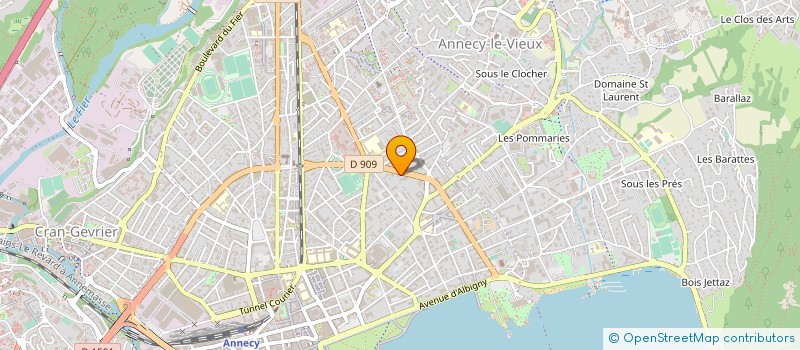 localisation de l'entreprise SCI TERRA NOVA à ANNECY