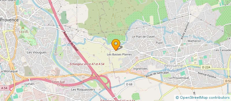 localisation de l'entreprise SCI TERRA NOVAE  PELISSANNE