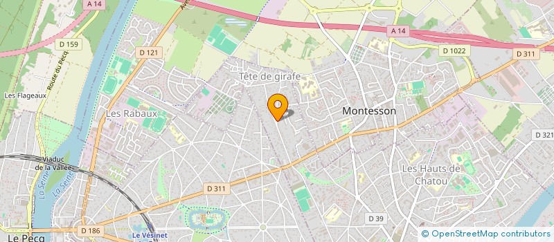 localisation de l'entreprise SCI TERRA UMANA  CHATOU