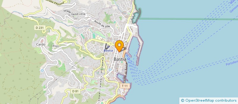 localisation de l'entreprise SCI TERRA VECCHIA à BASTIA