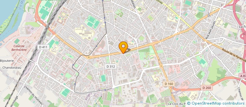localisation de l'entreprise SCI TERRA VERTU à ANGERS