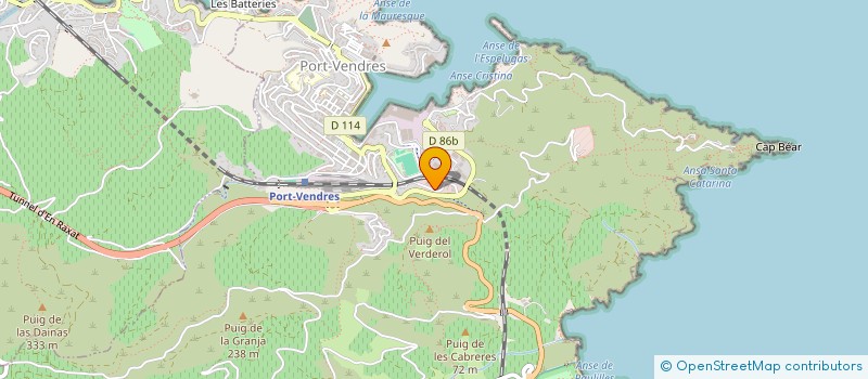 localisation de l'entreprise SCI TERRABROS  PORT-VENDRES