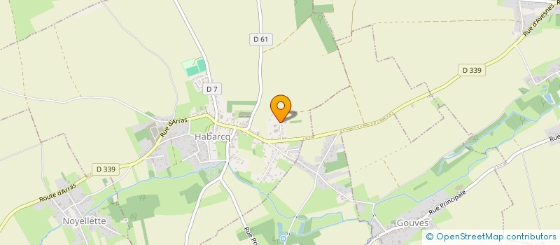 localisation de l'entreprise SCI TERRACOTTA  HABARCQ