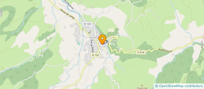 localisation de l'entreprise SCI TERRAIL PASSICOS  ARETTE