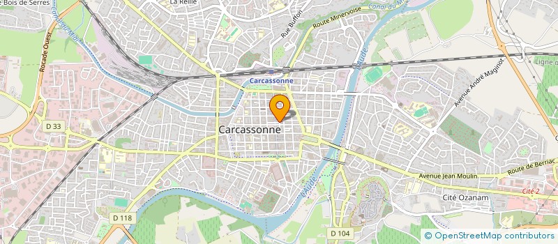 localisation de l'entreprise SCI TERRAIN à CARCASSONNE