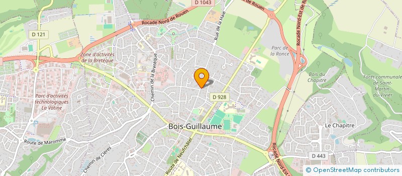 localisation de l'entreprise SCI TERRAIN AUX LOUPS à BOIS-GUILLAUME