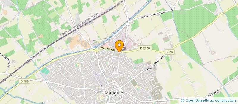 localisation de l'entreprise SCI TERRAIN LANSARGUOIS  MAUGUIO