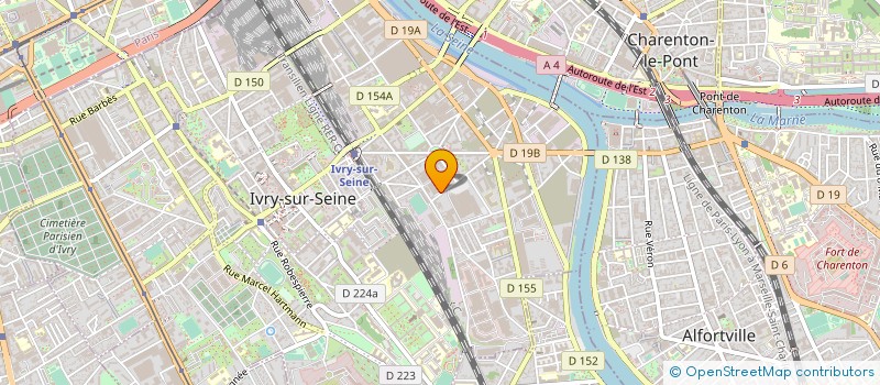 localisation de l'entreprise SCI TERRAINS ENTREPOTS A IVRY LOCATION à IVRY-SUR-SEINE