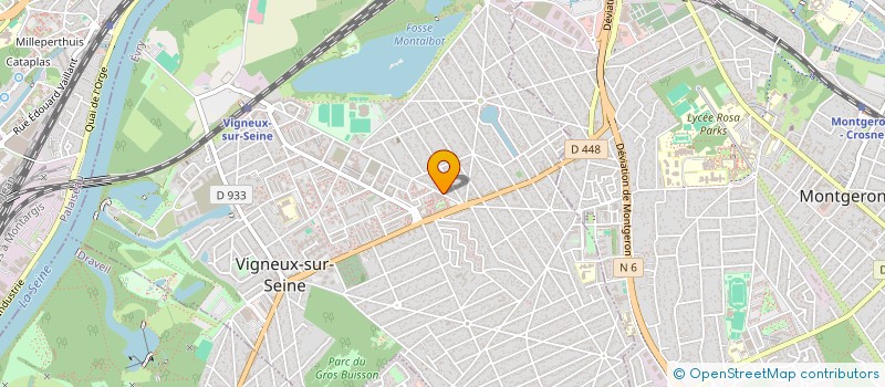localisation de l'entreprise SCI TERRAK à VIGNEUX-SUR-SEINE