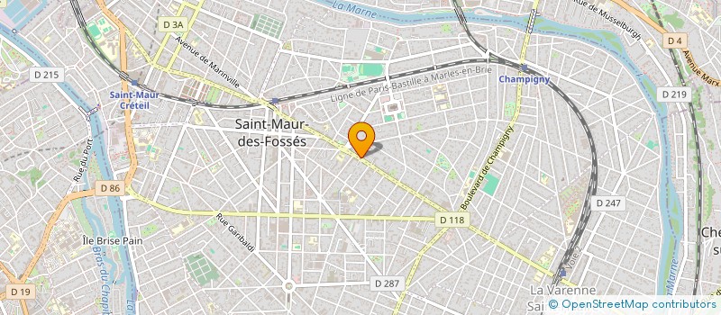 localisation de l'entreprise SCI TERRAL à ST MAUR DES FOSSES