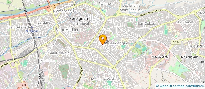localisation de l'entreprise SCI TERRALTA à PERPIGNAN