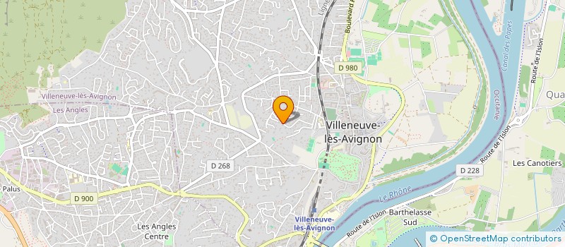 localisation de l'entreprise SCI TERRAMAT  VILLENEUVE-LES-AVIGNON