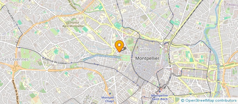 localisation de l'entreprise SCI TERRANGA à MONTPELLIER