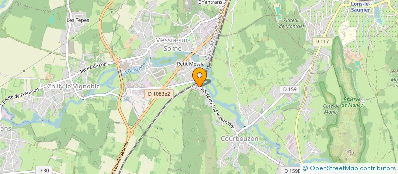 localisation de l'entreprise SCI TERRANGEOT  COURBOUZON