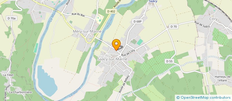 localisation de l'entreprise SCI TERRANOSTRA  SAACY-SUR-MARNE