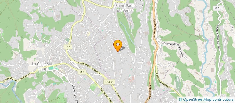 localisation de l'entreprise SCI TERRANOVA  SAINT-PAUL-DE-VENCE