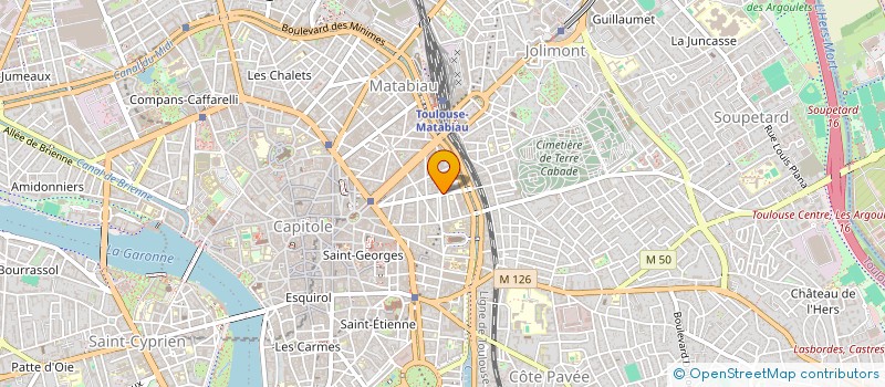 localisation de l'entreprise SCI TERRASSES DE CARROZZA à TOULOUSE