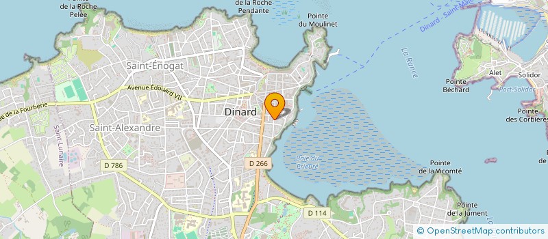 localisation de l'entreprise SCI TERRASSES SAINT MICHEL  DINARD