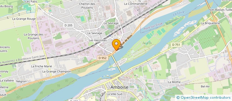 localisation de l'entreprise SCI TERRASSIN-YVER  AMBOISE