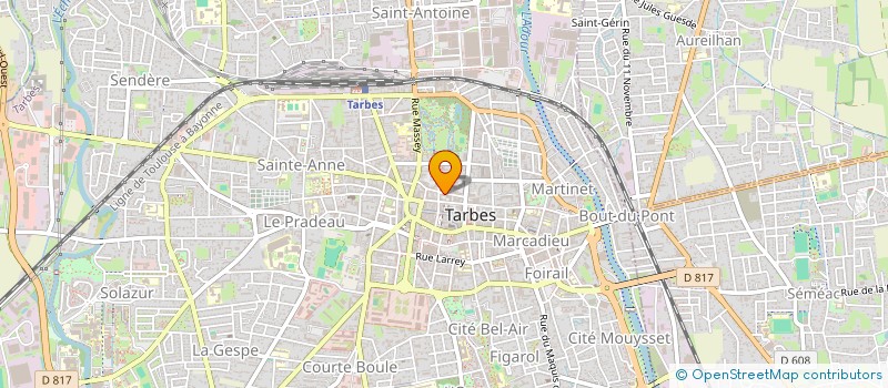 localisation de l'entreprise SCI TERRE-AIMEE  TARBES