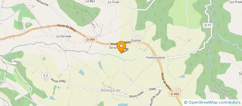 localisation de l'entreprise SCI TERRE BASSY  BELLEGARDE-MARSAL