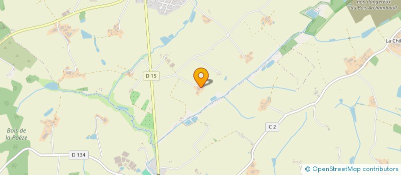 localisation de l'entreprise SCI TERRE CIEL  MAUGES-SUR-LOIRE