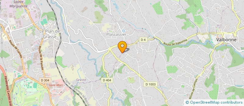 localisation de l'entreprise SCI TERRE D ACCUEIL  MOUANS-SARTOUX