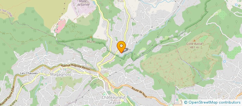localisation de l'entreprise SCI TERRE D'AGRUMES à LE BAR-SUR-LOUP
