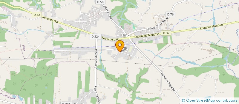 localisation de l'entreprise SCI TERRE D'ENFANCE  HINX