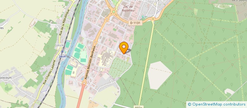 localisation de l'entreprise SCI TERRE DE BROUSSE  COMPIEGNE