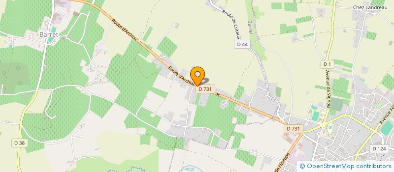 localisation de l'entreprise SCI TERRE DE CIMES  BARRET