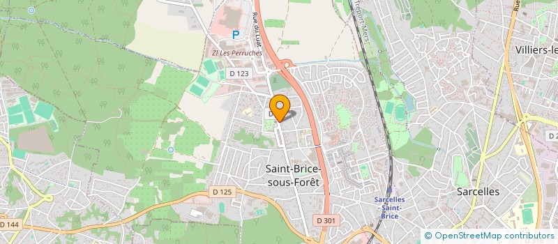 localisation de l'entreprise SCI TERRE DE FRANCE à SAINT-BRICE-SOUS-FORET