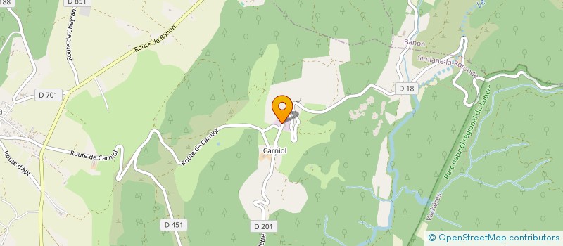 localisation de l'entreprise SCI TERRE DE LAVANDE FOUENT CREMA  BANON