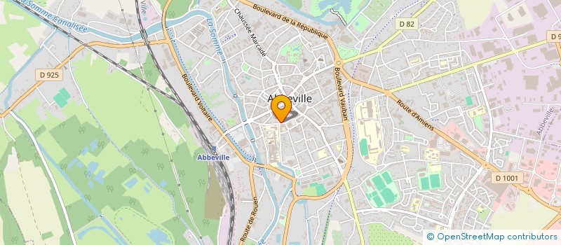 localisation de l'entreprise SCI TERRE DE LOZERE à ABBEVILLE