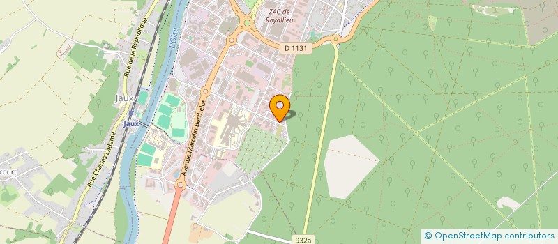 localisation de l'entreprise SCI TERRE DE MAYA  COMPIEGNE