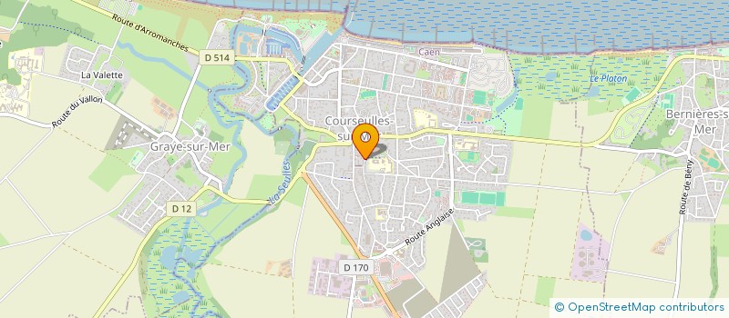 localisation de l'entreprise SCI TERRE DE NACRE à COURSEULLES-SUR-MER