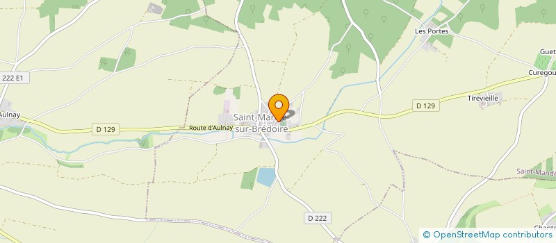 localisation de l'entreprise SCI TERRE DE NATURE  SAINT-MANDE-SUR-BREDOIRE