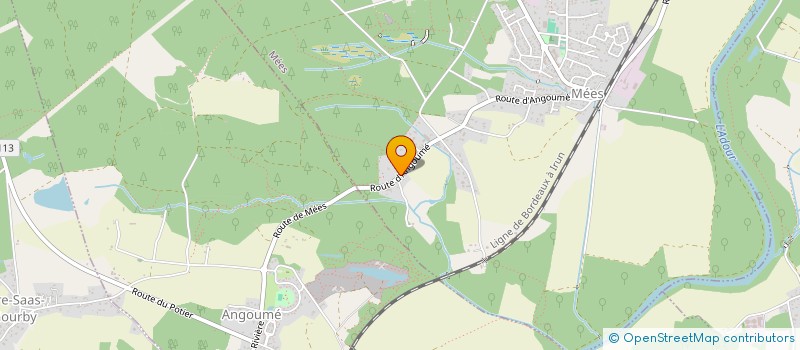 localisation de l'entreprise SCI TERRE DE PROD'  MEES