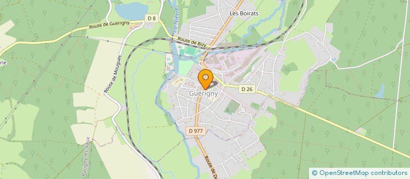 localisation de l'entreprise SCI TERRE DE SAVIGNY ET DE FERTOT à GUERIGNY