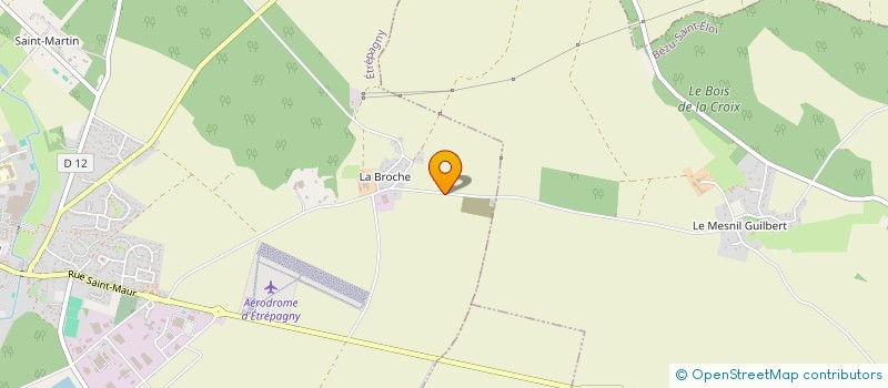 localisation de l'entreprise SCI TERRE DE SEINE  ETREPAGNY