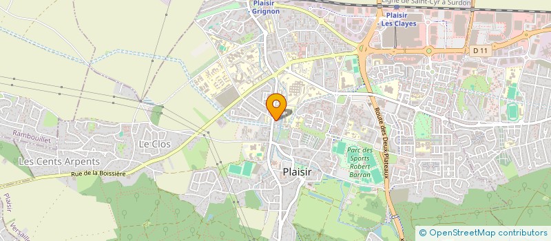 localisation de l'entreprise SCI TERRE DE SIENNE  PLAISIR