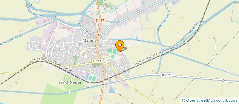 localisation de l'entreprise SCI TERRE DU VIVIER  MARANS