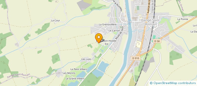 localisation de l'entreprise SCI TERRE ET HORIZON à DANGE-SAINT-ROMAIN