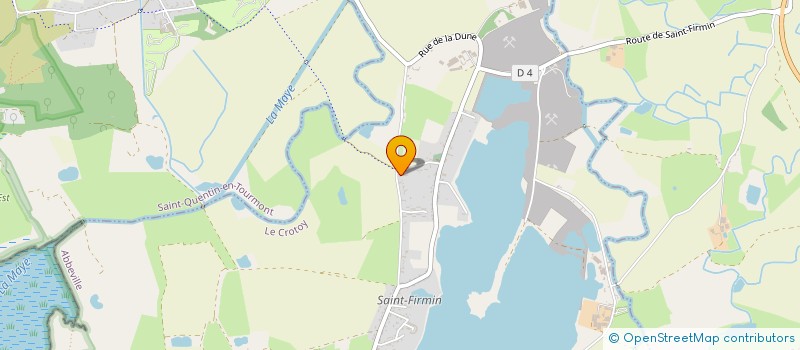 localisation de l'entreprise SCI TERRE ET MER à LE CROTOY