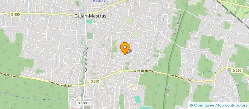 localisation de l'entreprise SCI TERRE ET MER  GUJAN-MESTRAS