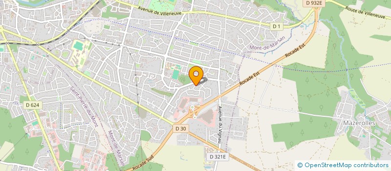 localisation de l'entreprise SCI TERRE ET MER  MONT-DE-MARSAN